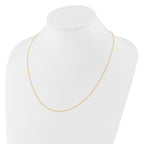 14K Adjustable .95mm Sparkle Singapore Chain