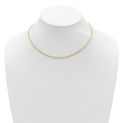 14K 1.5mmmm Franco 1in+1in Adjustable Chain