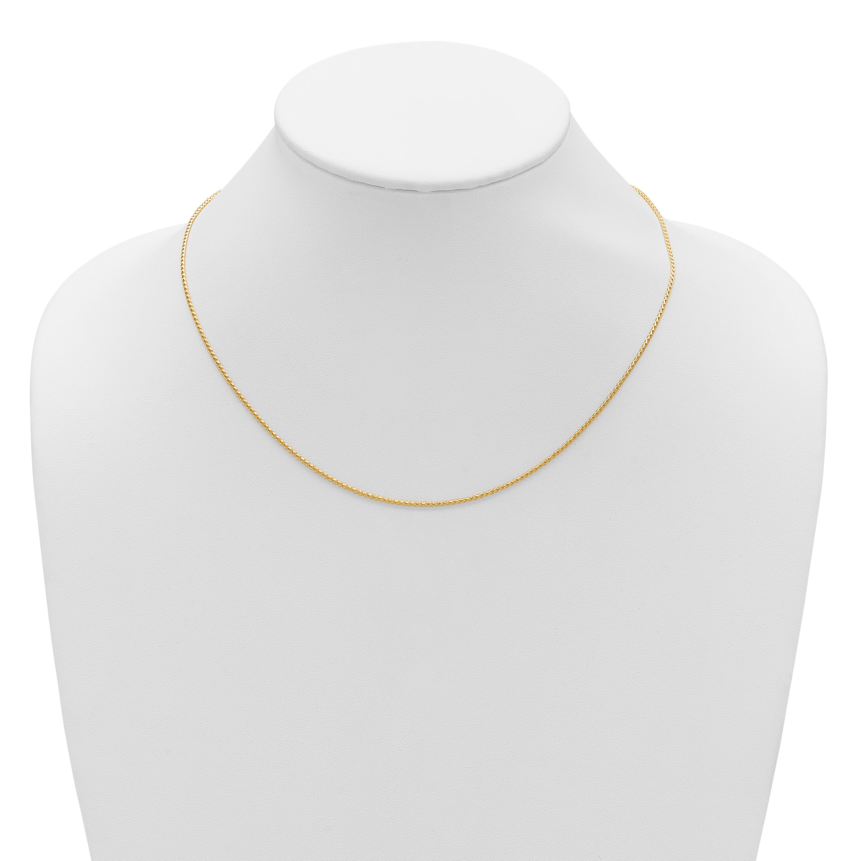 14K 1.15mm D/C Open Franco 1in+1in Adjustable Chain