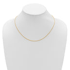 14K 1.15mm D/C Open Franco 1in+1in Adjustable Chain