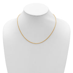 14K 1.65mm D/C Open Franco 1in+1in Adjustable Chain
