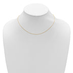 14k .85mm D/C Square Cable 1in+1in Adjustable Chain