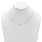 14k .85mm D/C Square Cable 1in+1in Adjustable Chain