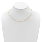 14k 1.5mm D/C Square Cable 1in+1in Adjustable Chain