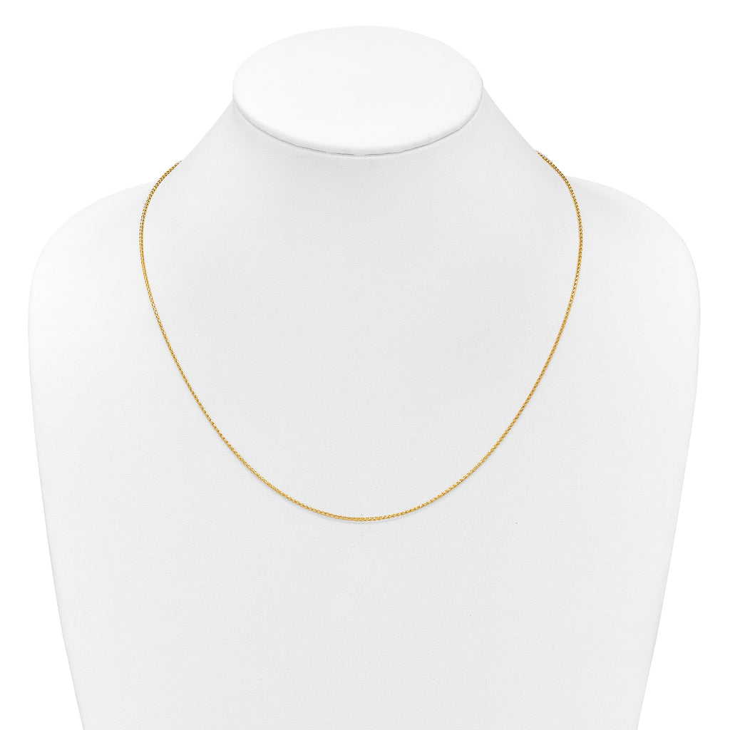 14K Adjustable 1.15mm D/C Open Franco Chain