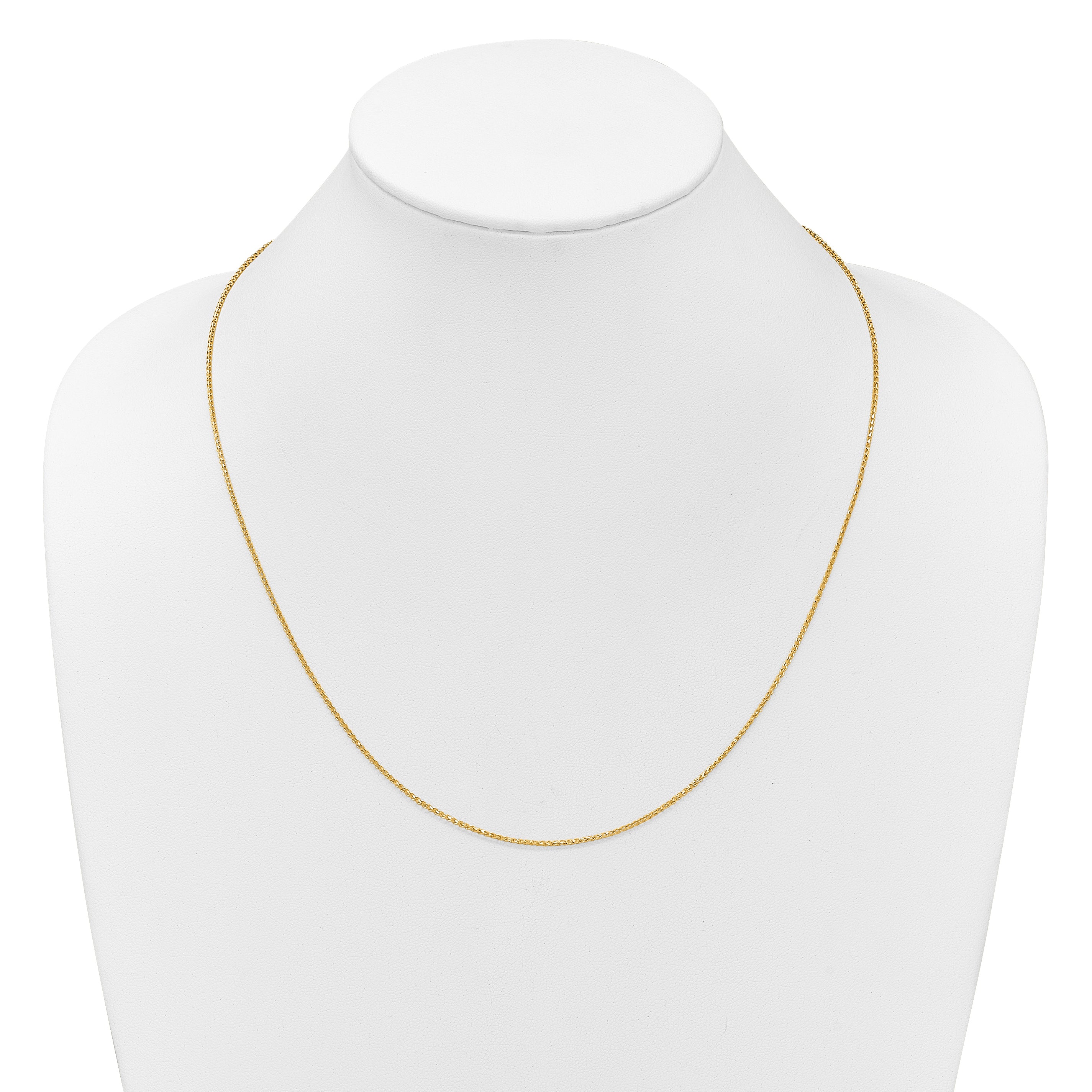 14K Adjustable 1.15mm D/C Open Franco Chain