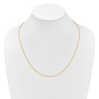 14K Adjustable 1.15mm D/C Open Franco Chain