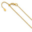 14K Adjustable 1.15mm D/C Open Franco Chain