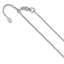 14K White Gold Adjustable 1.15mm D/C Open Franco Chain