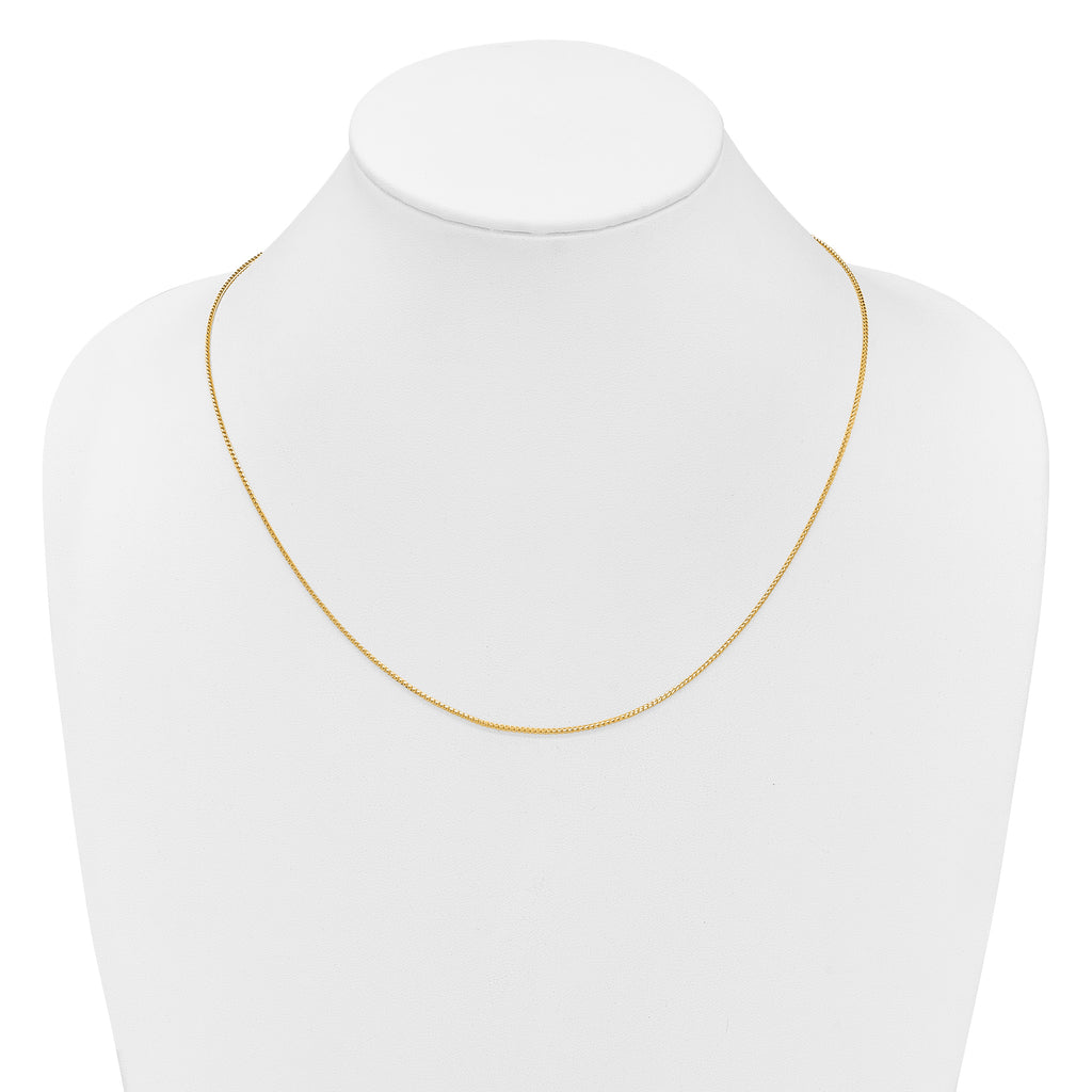 14K Adjustable 1.1mm Franco Chain
