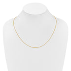 14K Adjustable 1.1mm Franco Chain