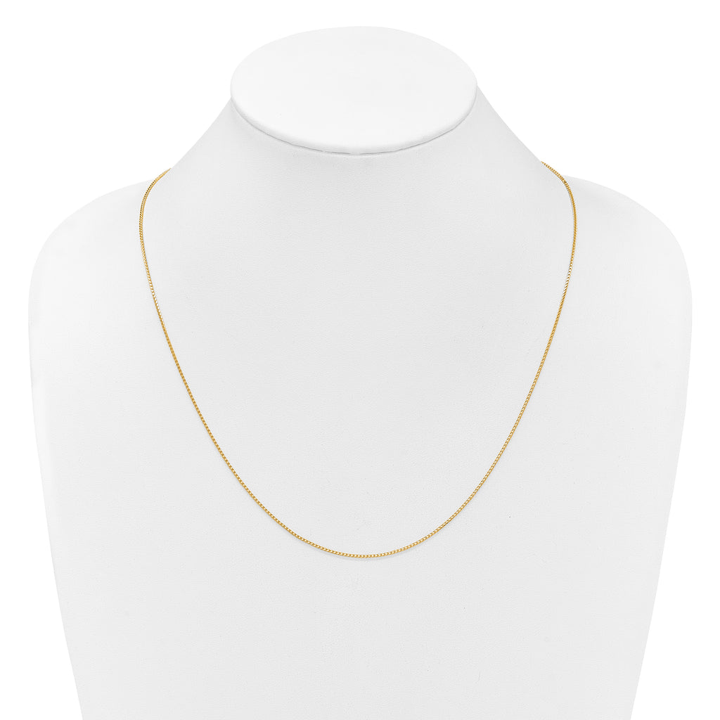 14K Adjustable 1.1mm Franco Chain