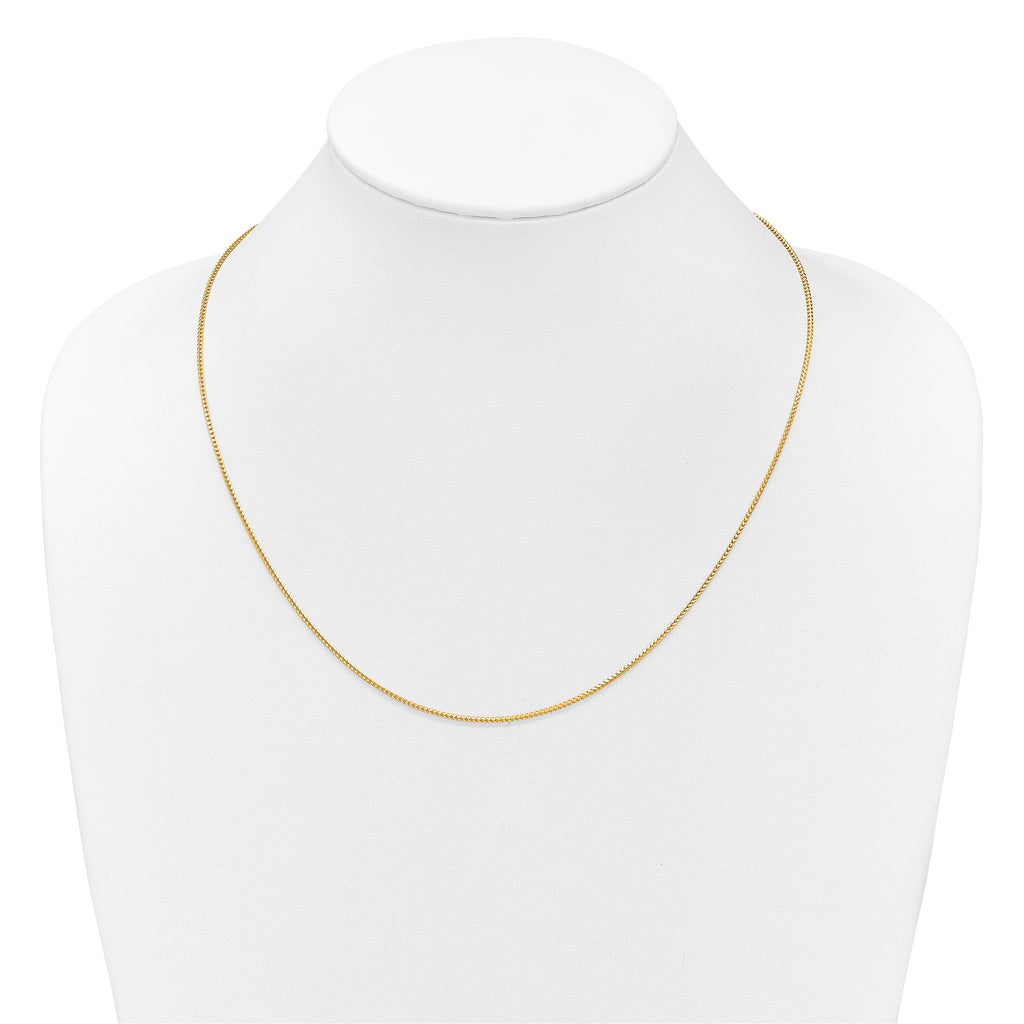 14K Adjustable 1.25mm Franco Chain