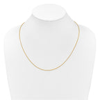 14K Adjustable 1.25mm Franco Chain