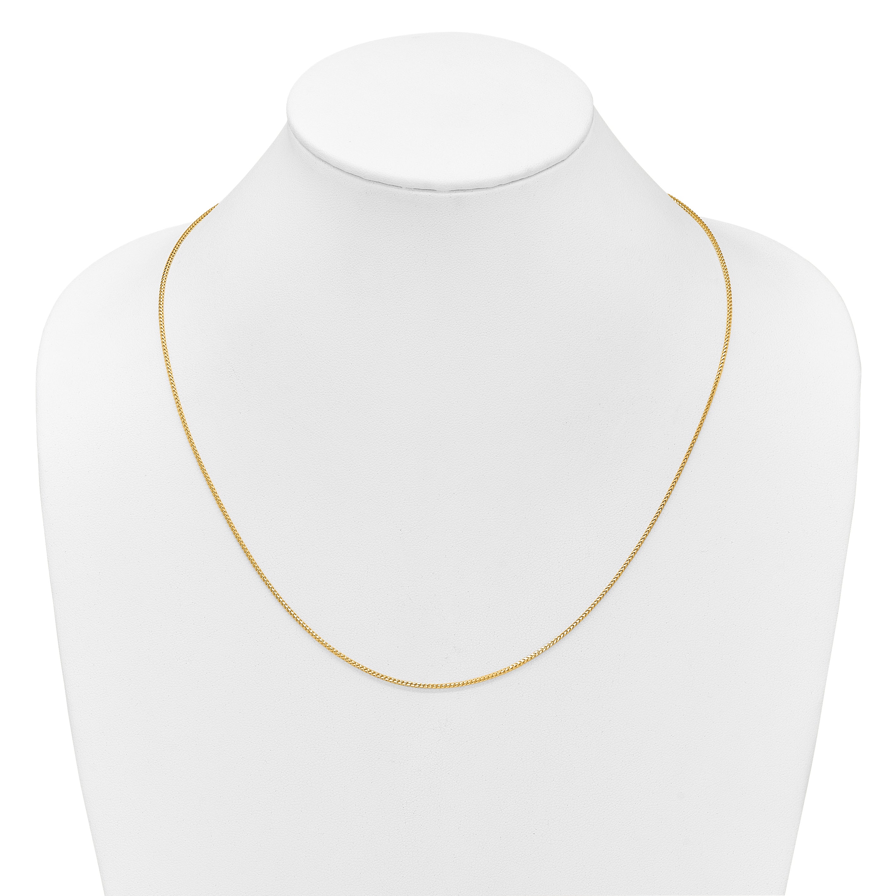 14K Adjustable 1.25mm Franco Chain