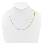 14K Adjustable 1.5mm Franco Chain