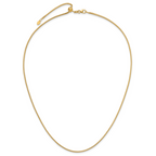 14K Adjustable 1.5mm Franco Chain