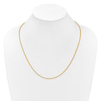 14K Adjustable 1.5mm Franco Chain