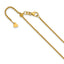 14K Adjustable 1.65mm Round Cable Chain