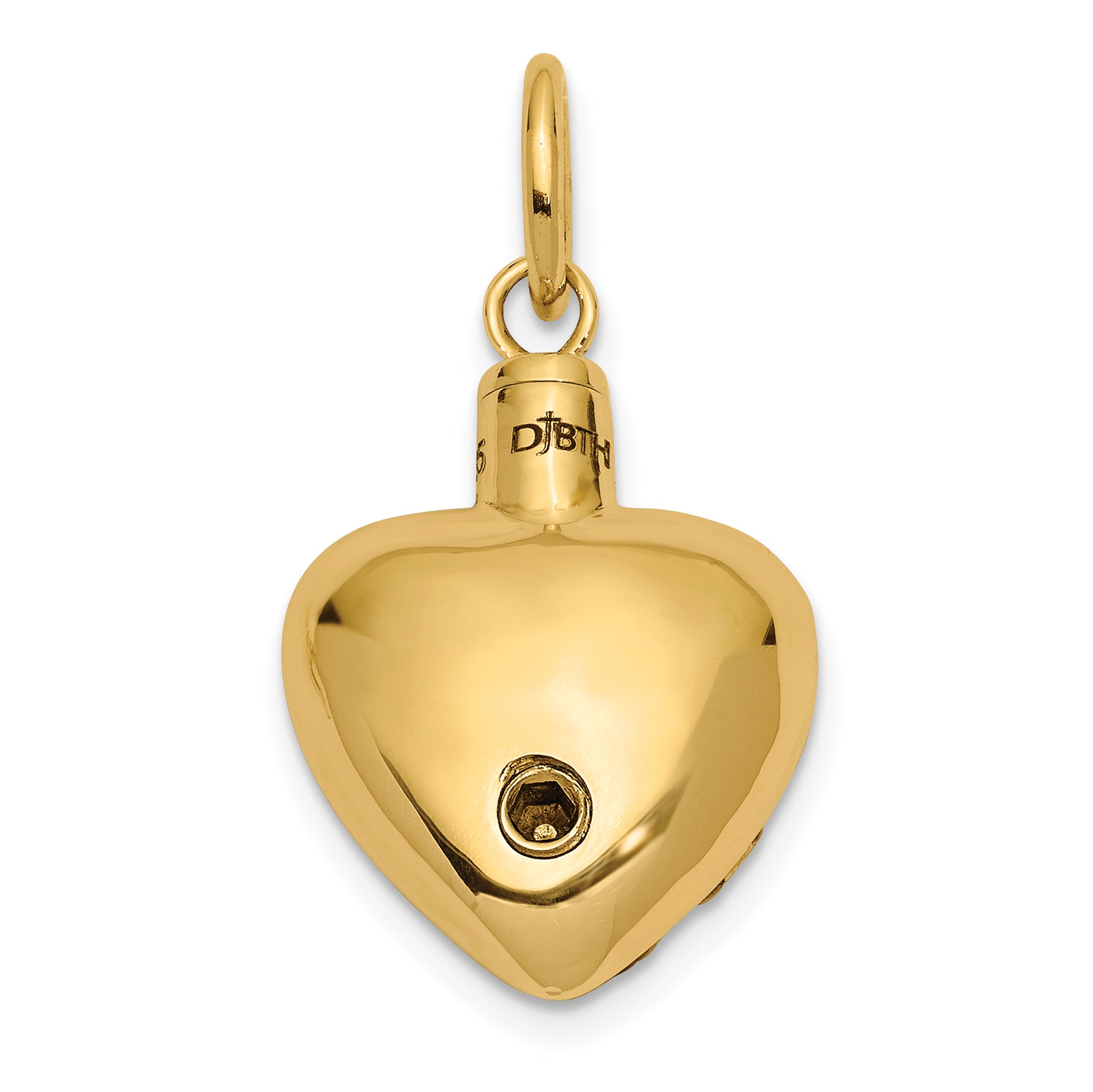 Sentimental Expressions 14K Heart Remembrance Ash Holder Pendant Secondary image