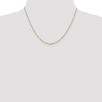 14K 1.1mm Flat Cable Chain