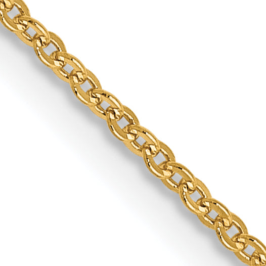 14K 1.1mm Flat Cable Chain Main image