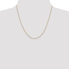14K .9mm Round Snake Chain