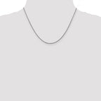14K White Gold 1.5mm Spiga Chain