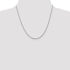 14K White Gold 1.5mm Spiga Chain
