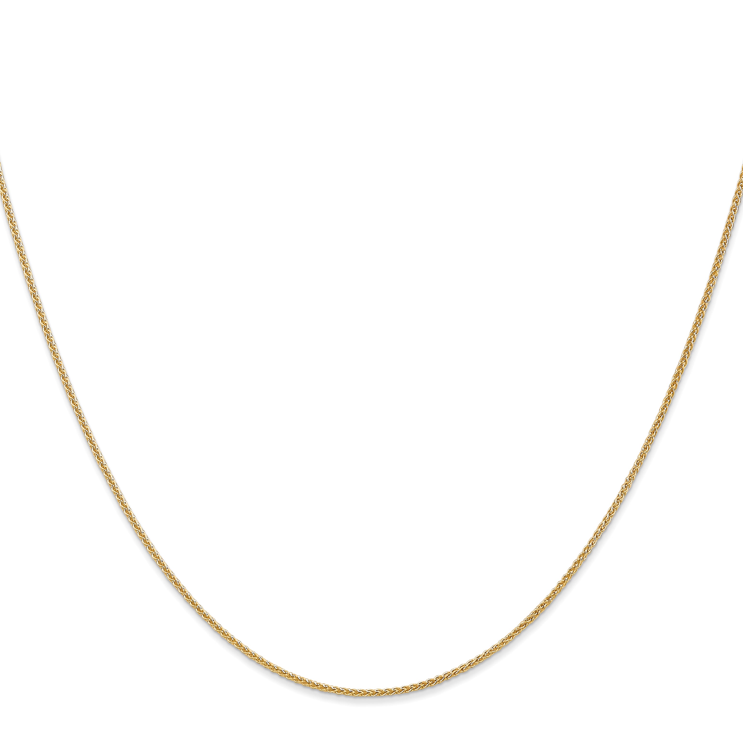 14 Karat 1.0mm Spiga Chain - View 2