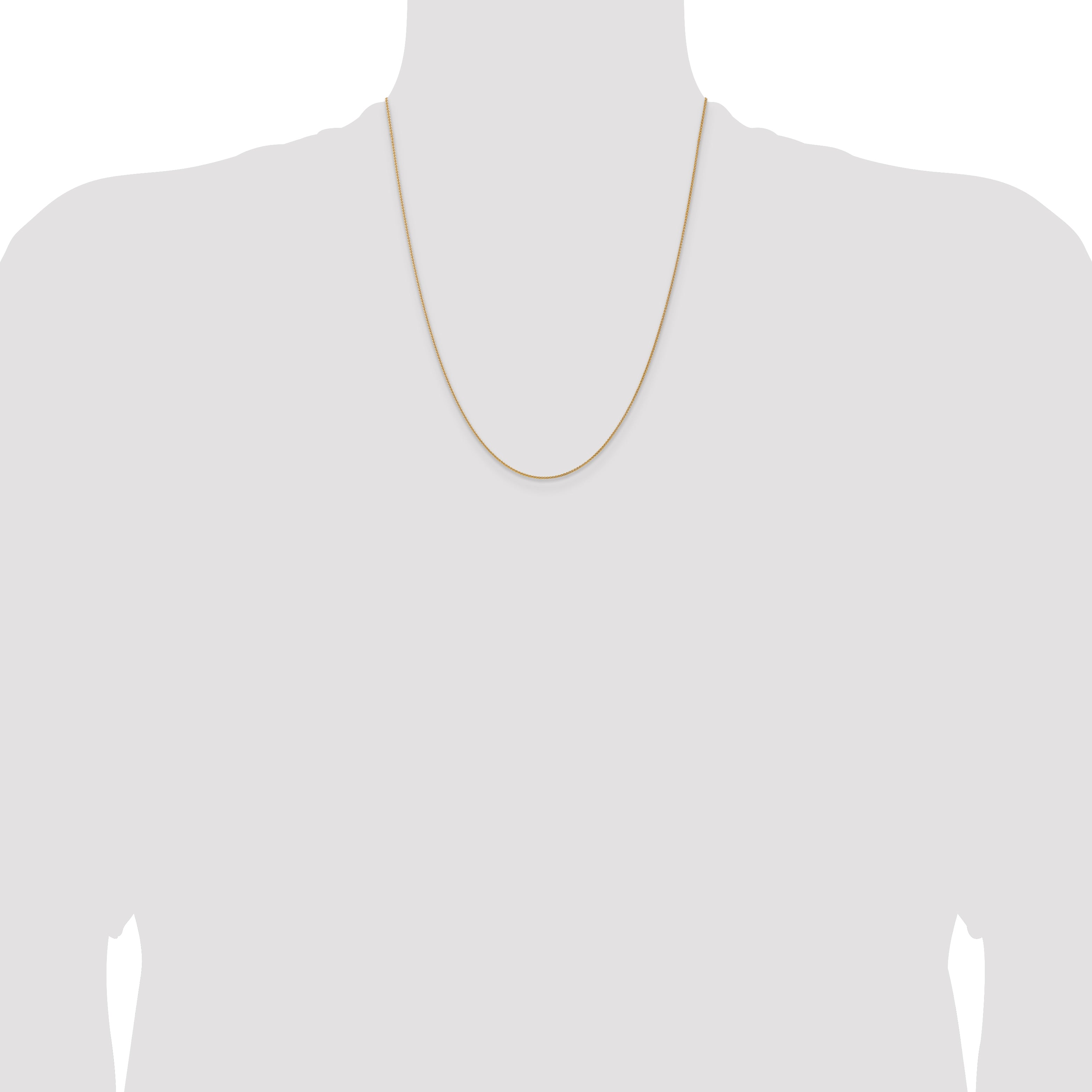 14K 1.0mm Spiga Chain