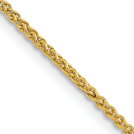 14 Karat 1.0mm Spiga Chain | Sophia Jewelers