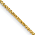 14 Karat 1.0mm Spiga Chain | Sophia Jewelers