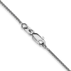 14 Karat White Gold 1.0mm Spiga Chain - View 3