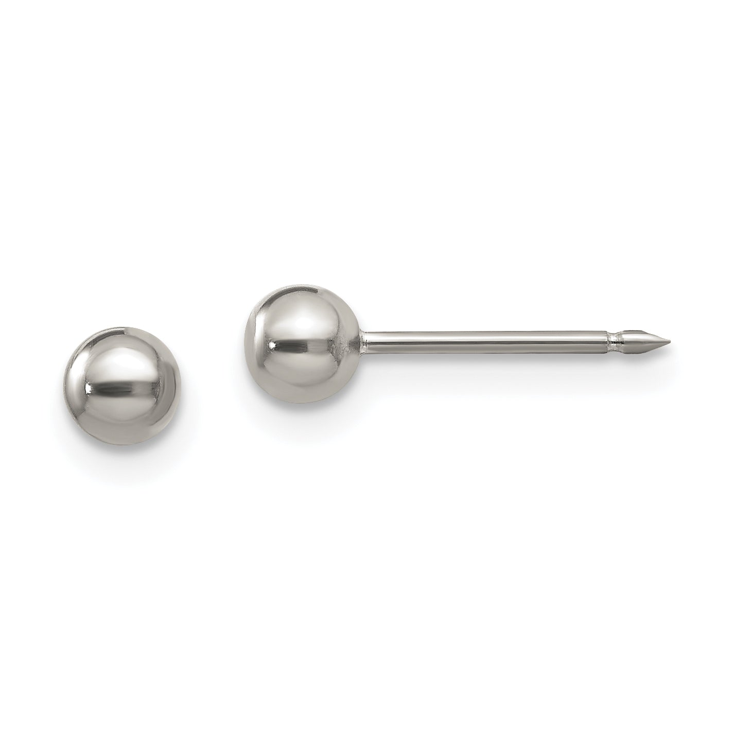 Inverness Titanium 4mm Ball Post Earrings Main image