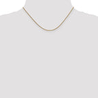 14K 1.6mm Round Cable Chain