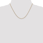 14K 1.6mm Round Cable Chain