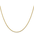 14 Karat 1mm Sparkle Singapore Chain - View 2