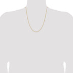 14K 1mm Sparkle Singapore Chain