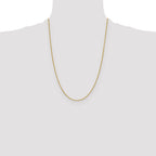 14K 1mm Sparkle Singapore Chain