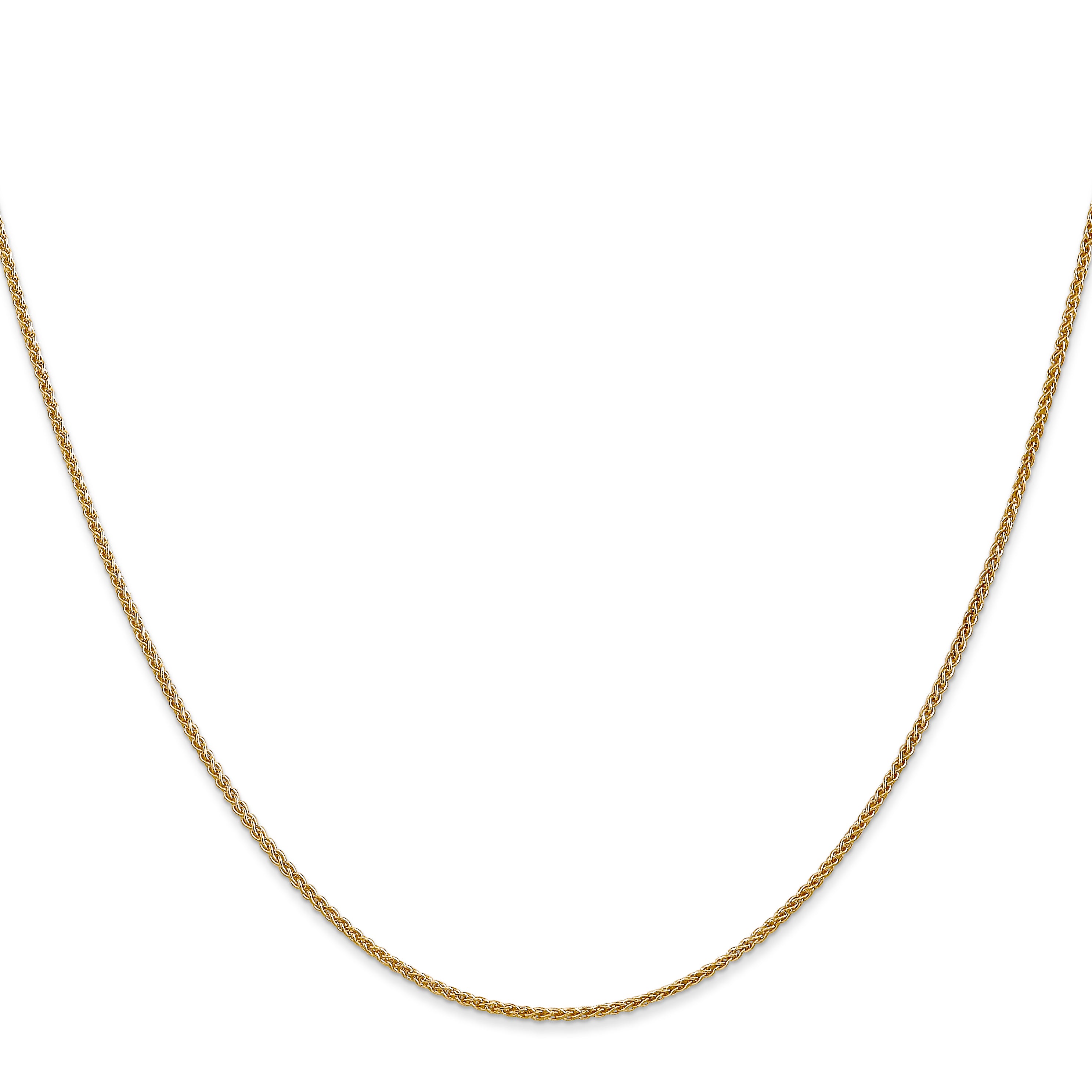 Spiga Chain Necklace in 14K Yellow Gold, 1.2mm Secondary image