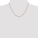 14K 1.2mm Spiga Chain