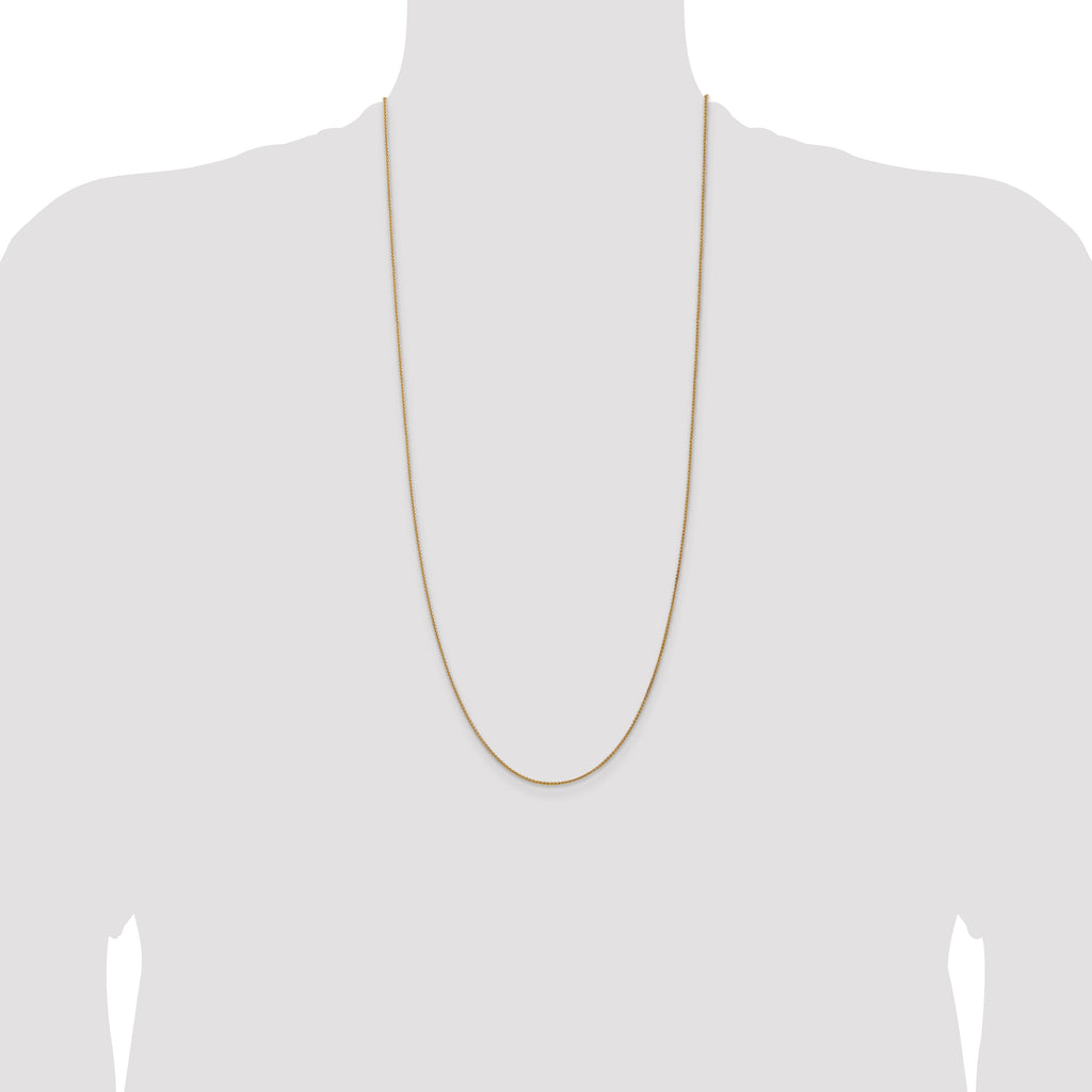 14K 1.2mm Spiga Chain