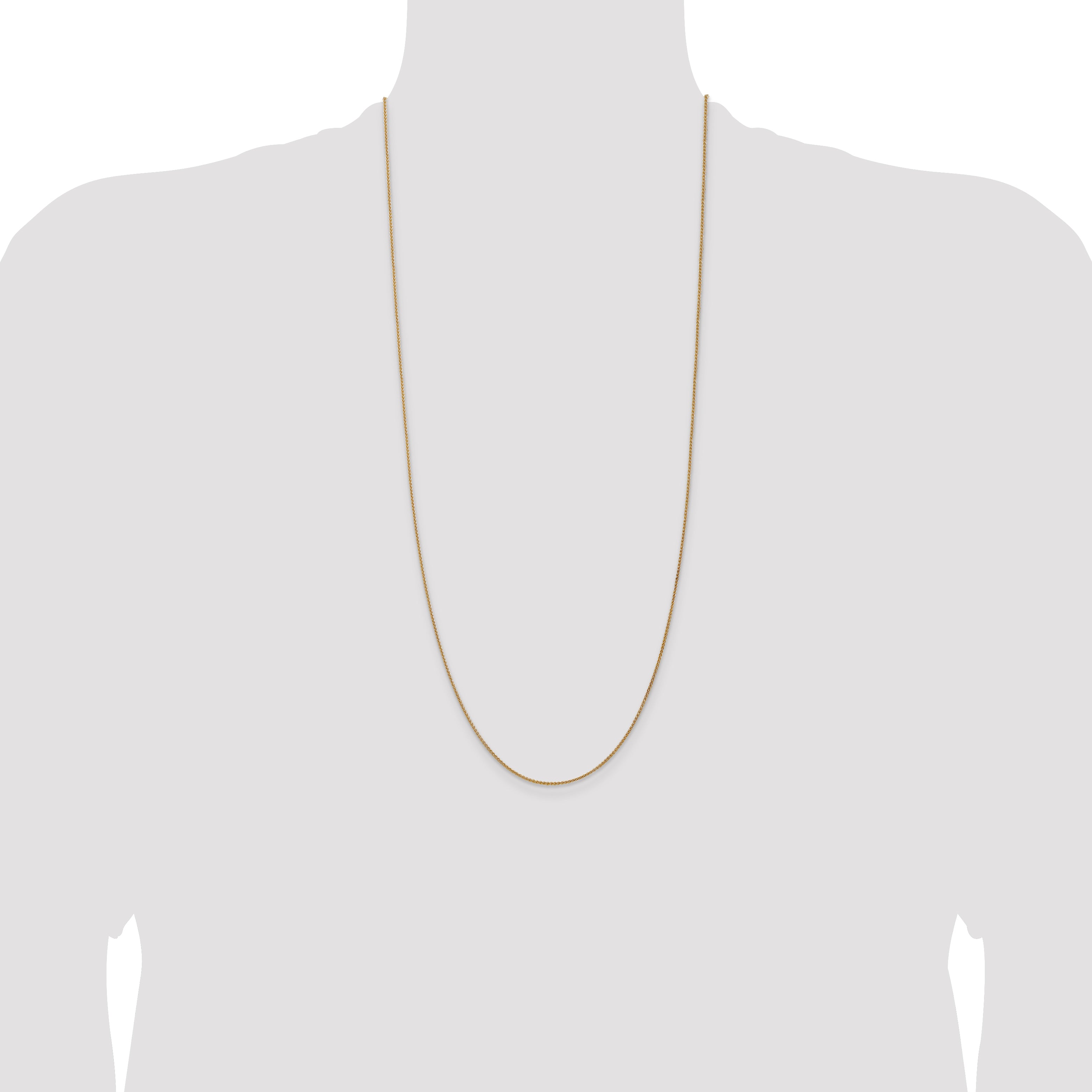 14K 1.2mm Spiga Chain