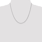14K White Gold 1.2mm Spiga Chain