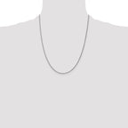 14K White Gold 1.2mm Spiga Chain