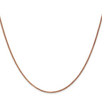 14K Rose Gold 1.2mm Spiga Chain