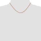 14K Rose Gold 1.2mm Spiga Chain