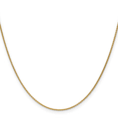 18K 1.15mm D/C Cable Chain