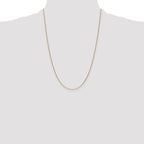 18 Karat 1.15mm D/C Cable Chain - View 4